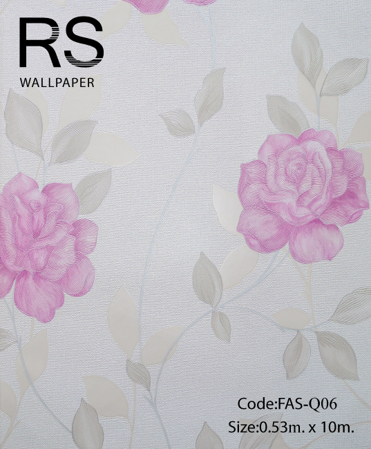 วอลเปเปอร์ลายดอกไม้ FAS-Q06
