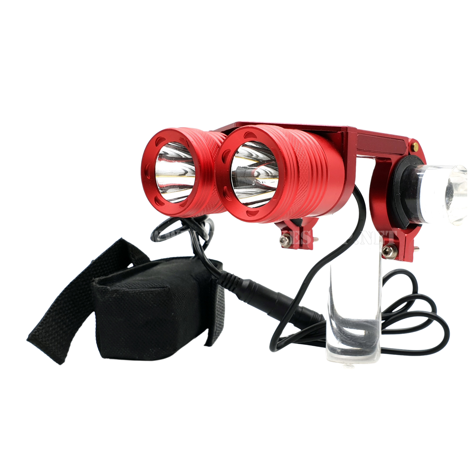 ไฟหน้าหน้าจักรยานแบบชาร์จ 2หลอด พร้อมชุดชาร์จ YINNUO