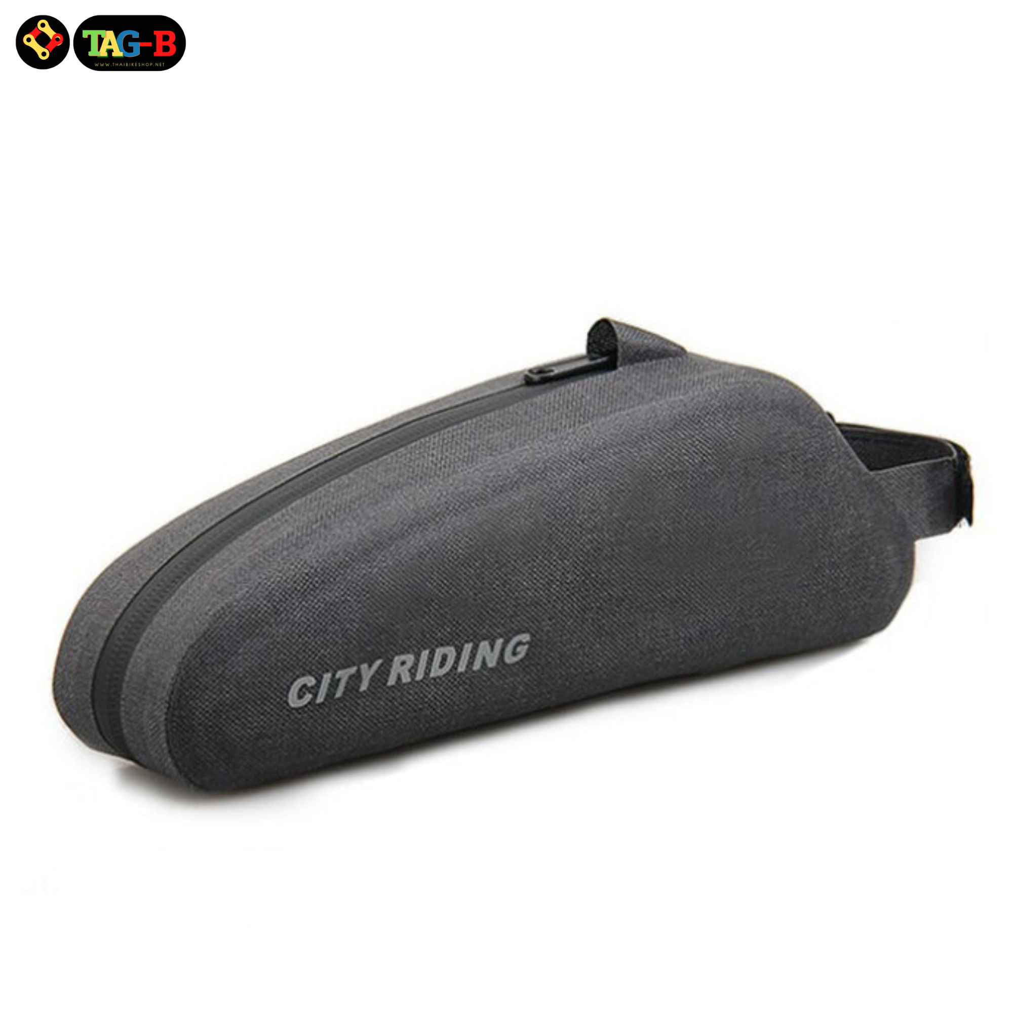 กระเป๋าบนเฟรมจักรยานกันน้ำ THAIBIKE CITY RIDING ผ่าแคนวาส