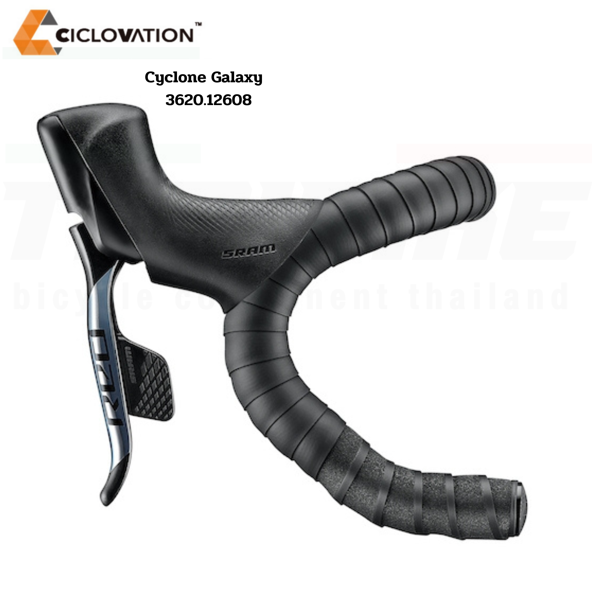 ผ้าพันแฮนด์จักรยานเสือหมอบ CICLOVATION Premium Leather Touch - Cyclone