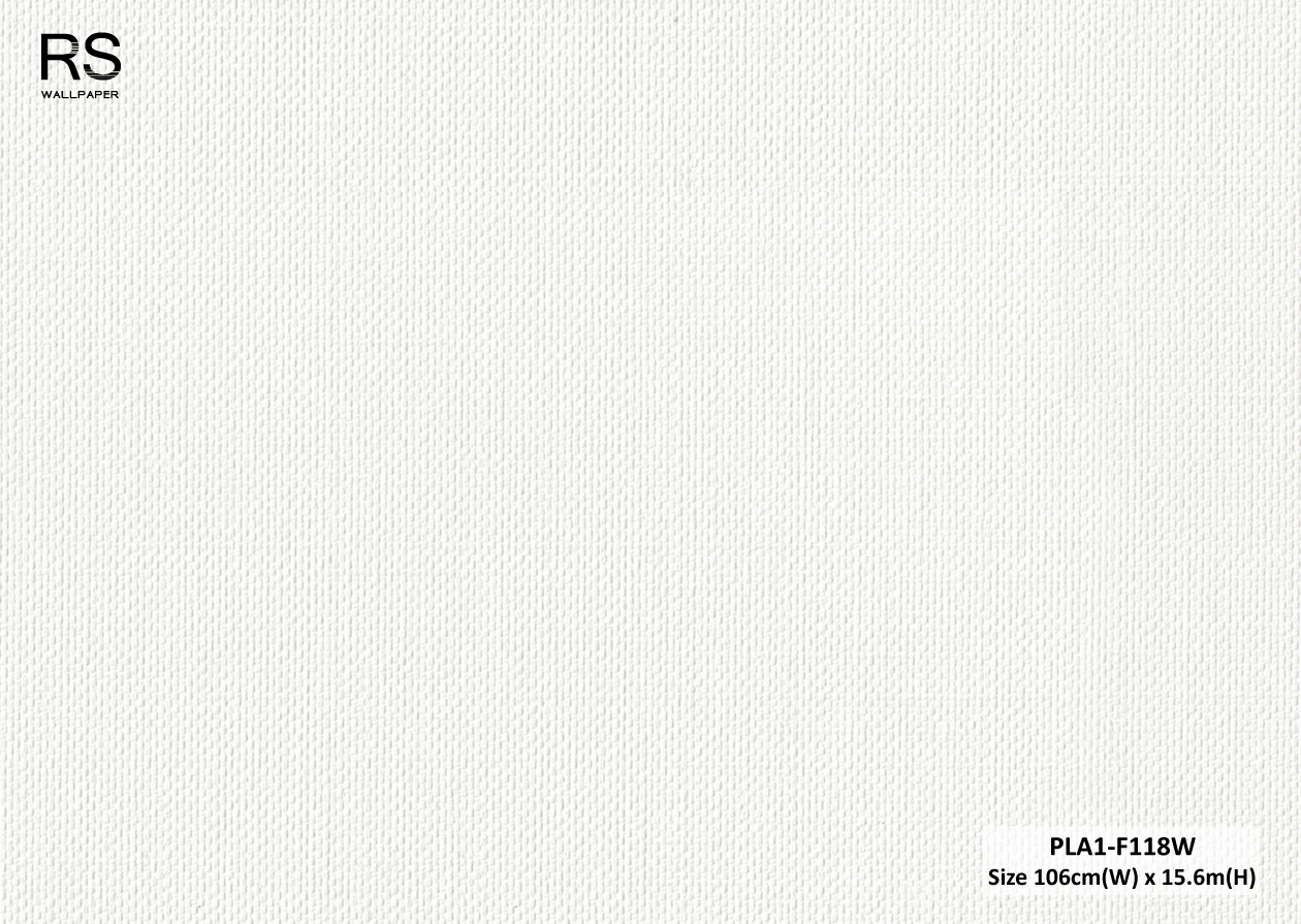 วอลเปเปอร์ สีขาว PLA1-F118W