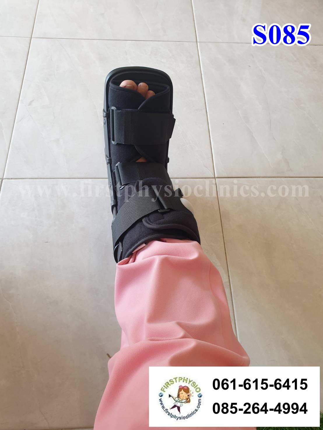 รองเท้าเฝือกลม แบบสั้น / เฝือกลม /รองเท้าหลังถอดเฝือก / รองเท้าเฝือก (air cast)/อุปกรณ์ช่วยพยุงเท้าและข้อเท้า เฝือกเท้าและข้อเท้า ป้องกันการกระแทกลดอาการบาดเจ็บ ป้องกันกระดูกเคลื่อนผิดที่