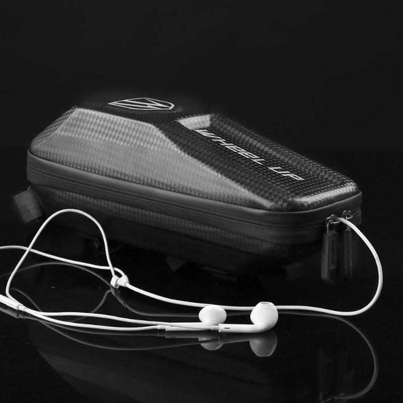 กระเป๋าพาดเฟรมบนจักรยานลายคาร์บอน WHEEL UP