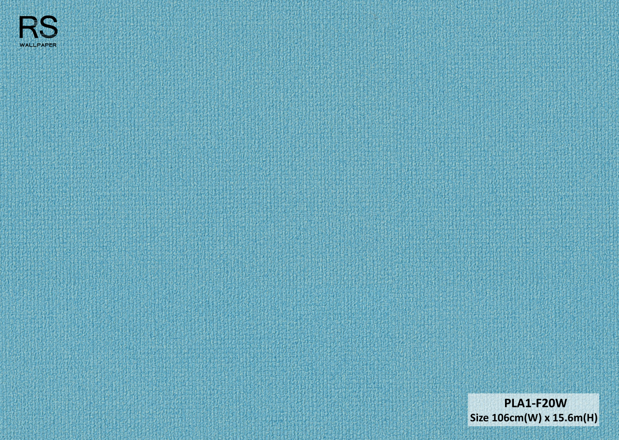 วอลเปเปอร์ สีฟ้าสด PLA1-F20W