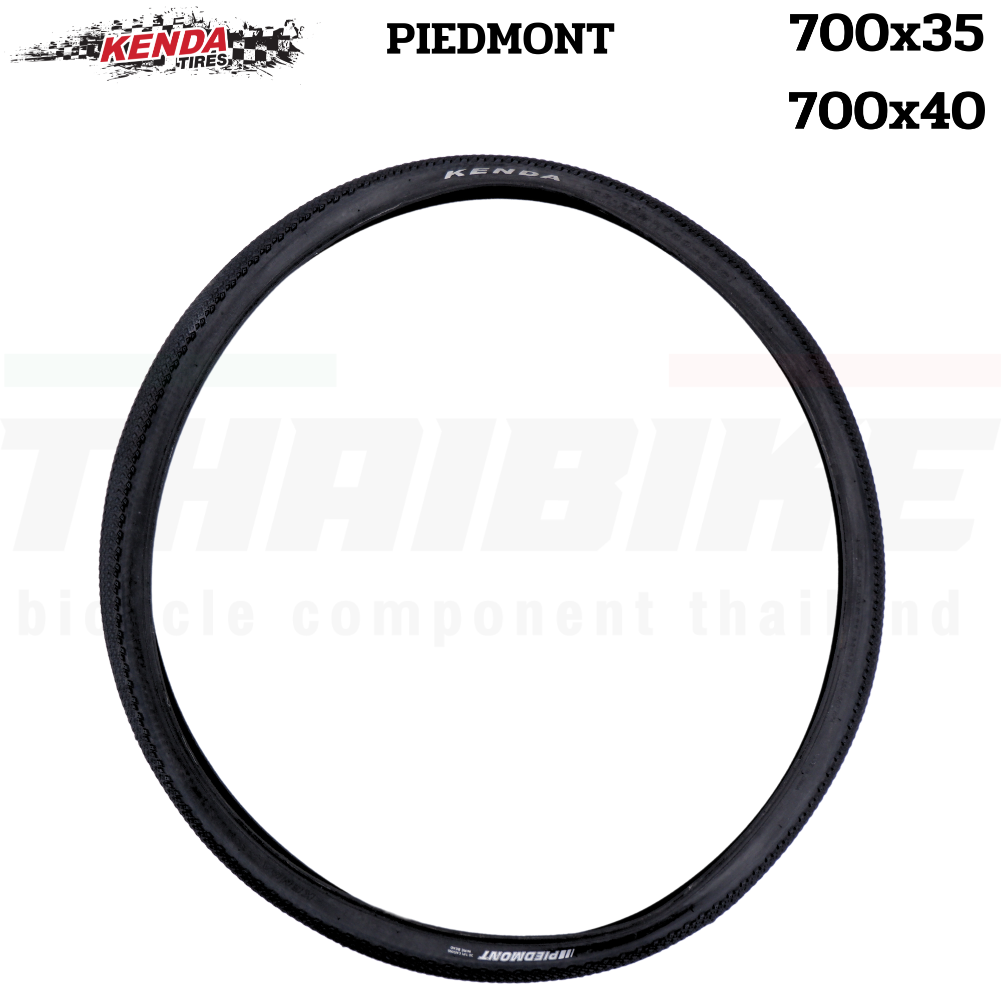ยางนอกจักรยาน KENDA K1185 PIEDMONT Bike Tyre size 700x35 700x40C