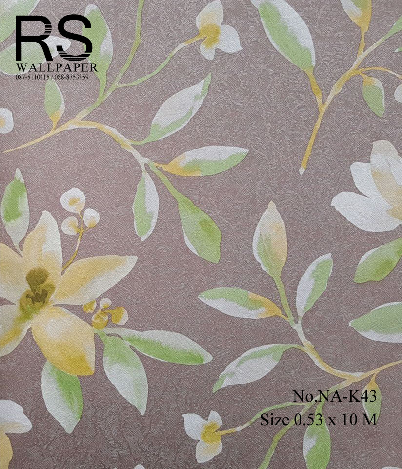 วอลเปเปอร์ลายดอกไม้ NA-K43