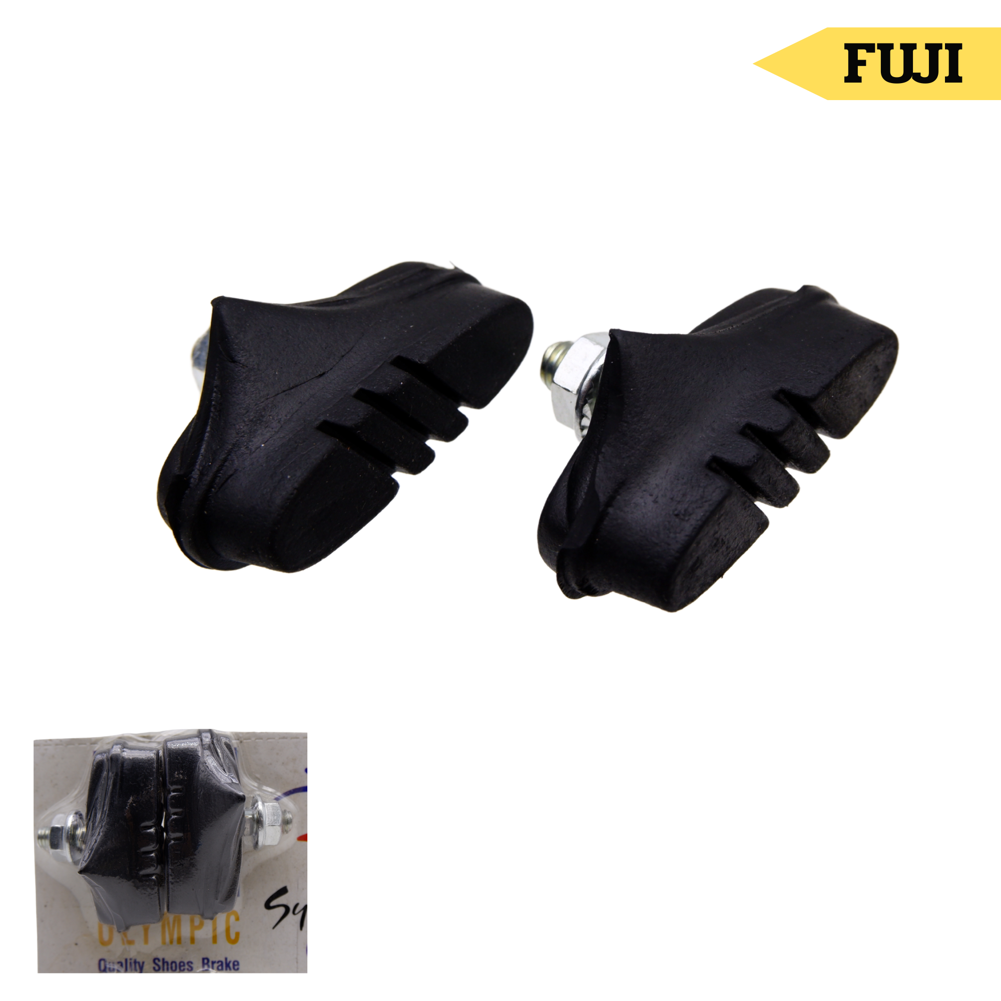 ยางเบรคจักรยานก้ามปู FUJI TAG ผ้าเบรคแม่บ้าน ผ้าเบรครถจักรยาน ยางเบรค