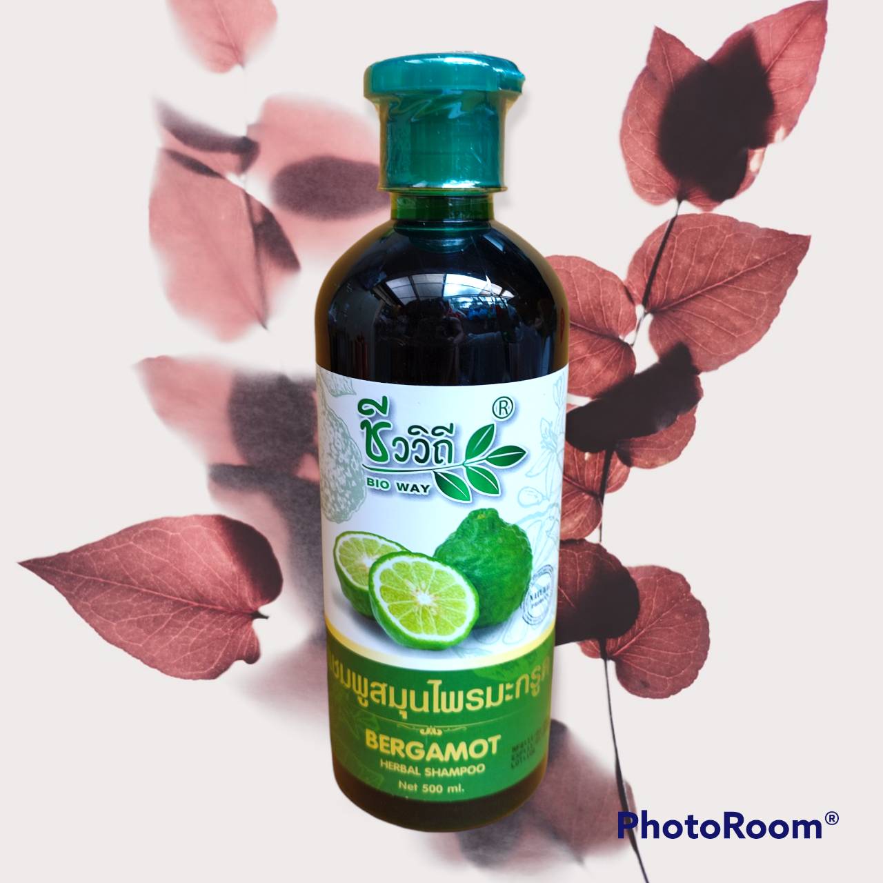 แชมพูสมุนไพรมะกรูดชีววิถี (Bergamot Herbal Shampoo Net 500 ml.