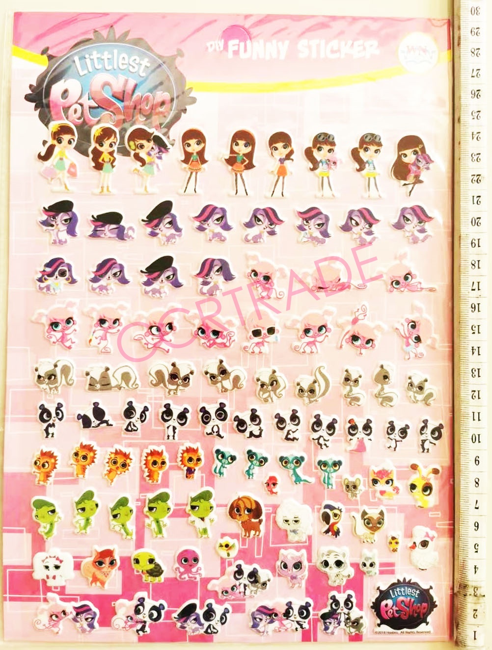 สติ๊กเกอร์โฟมลิตเติ้ล เพ็ทช็อป 28 ซม.(ลิขสิทธิ์แท้)