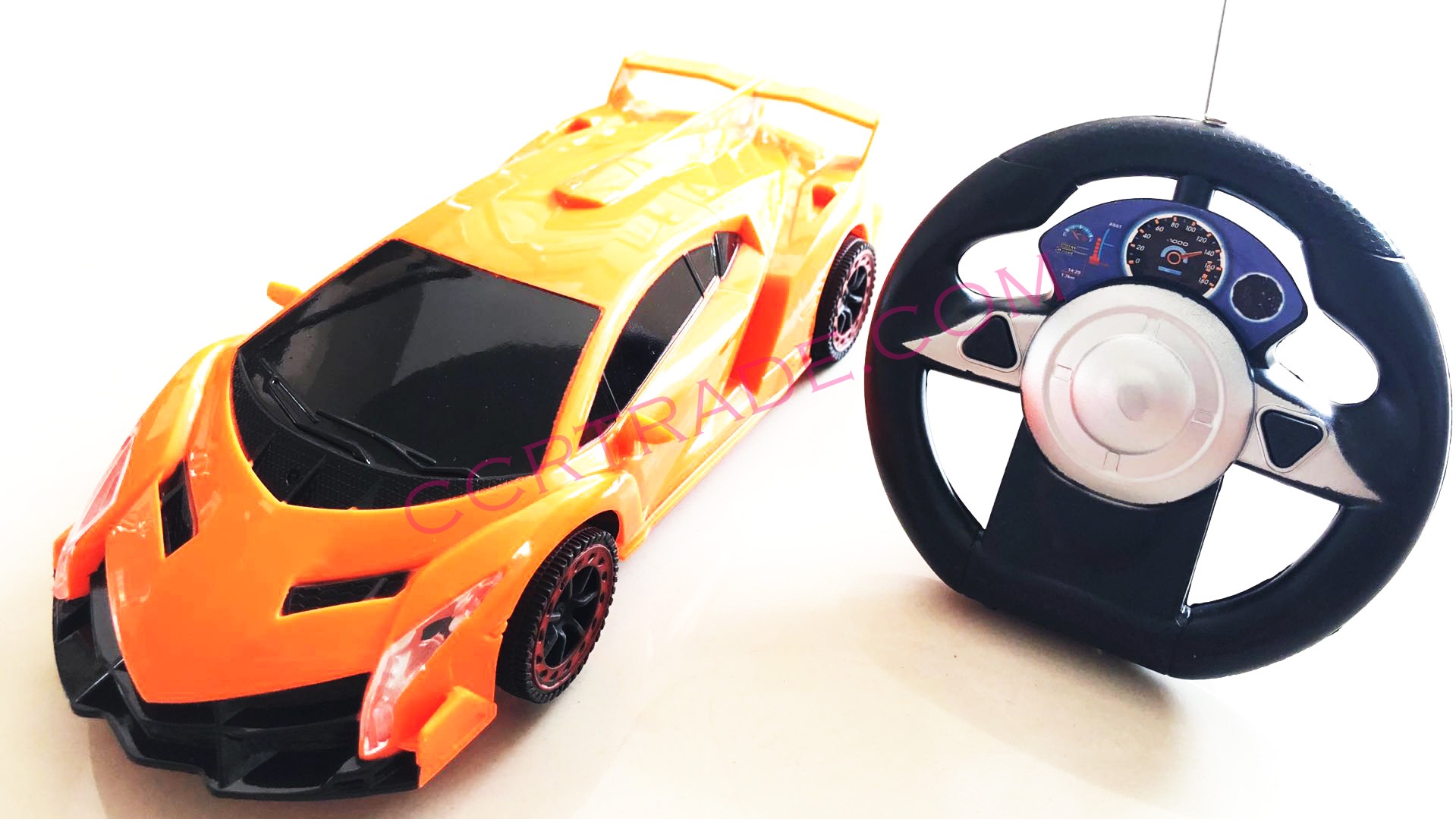 รถสปอร์ตบังคับพวงมาลัยไร้สายกล่อง 24 ซม.(1x3)