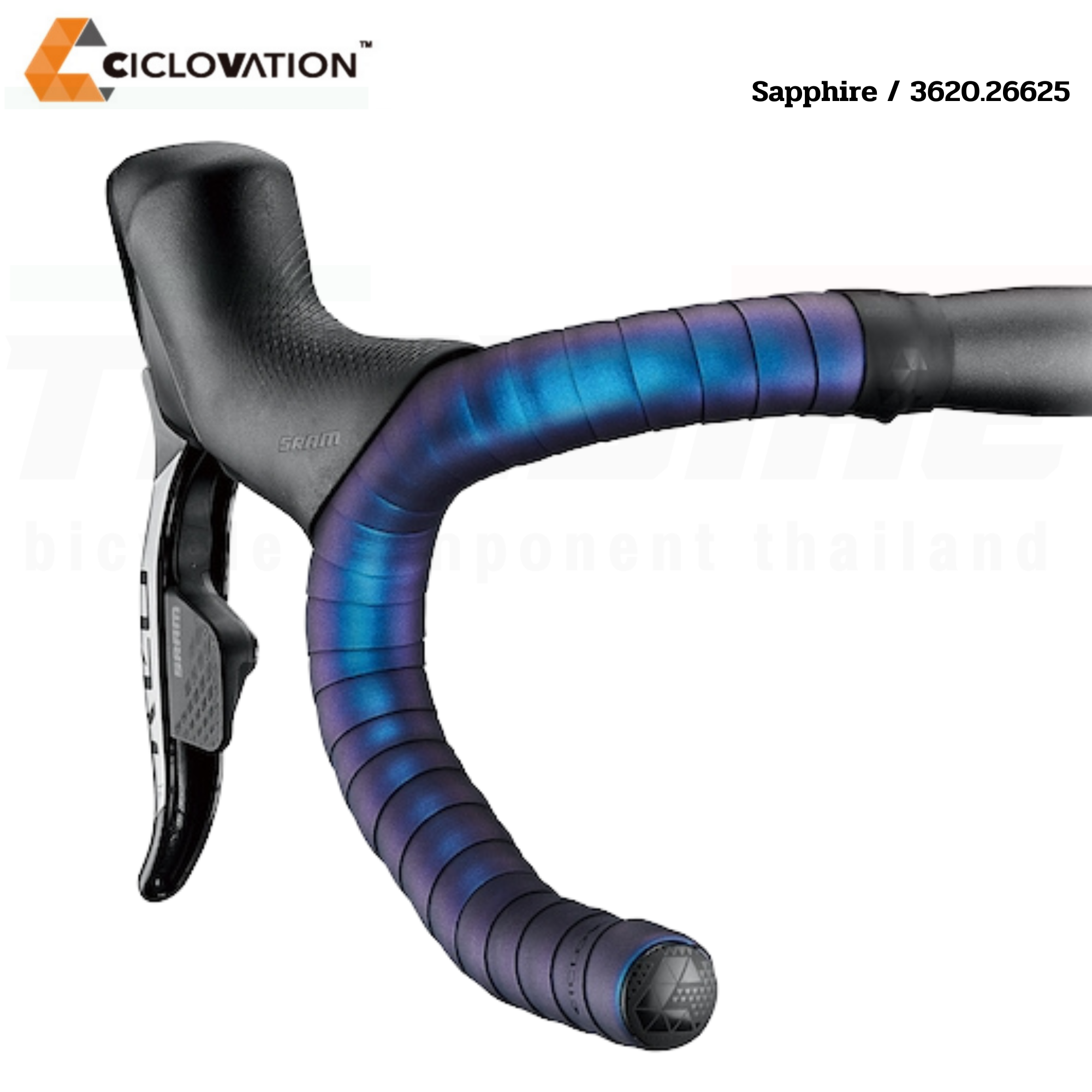 ผ้าพันแฮนด์จักรยานเสือหมอบ CICLOVATION Advanced Poly Touch Cosmic Haze