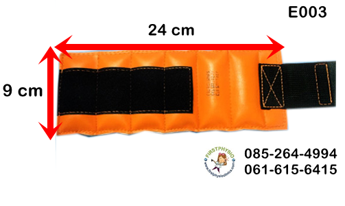 FIRSTPHYSIO ถุงทรายออกกำลังกายแขน ขา 0.5Kg [Sandbag]