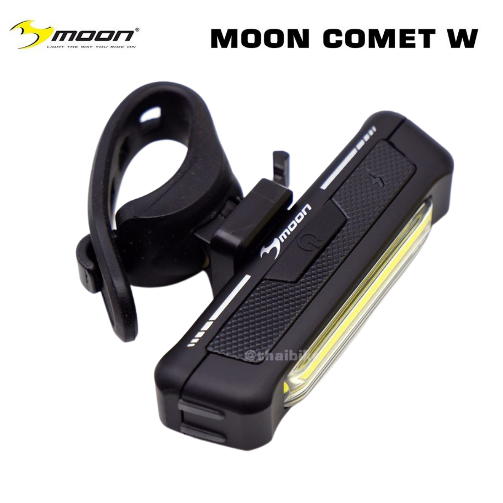 !! แท้ ไฟจักรยาน MOON COMET W usb rechargeable light 100LM ไฟสีขาว