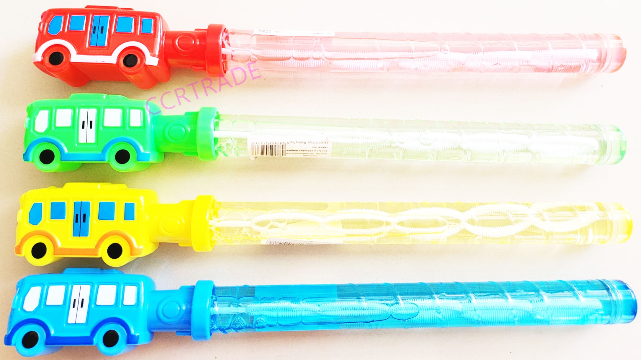 กระบองเป่าฟองรถบัสสีสด 38 ซม.(1x24)