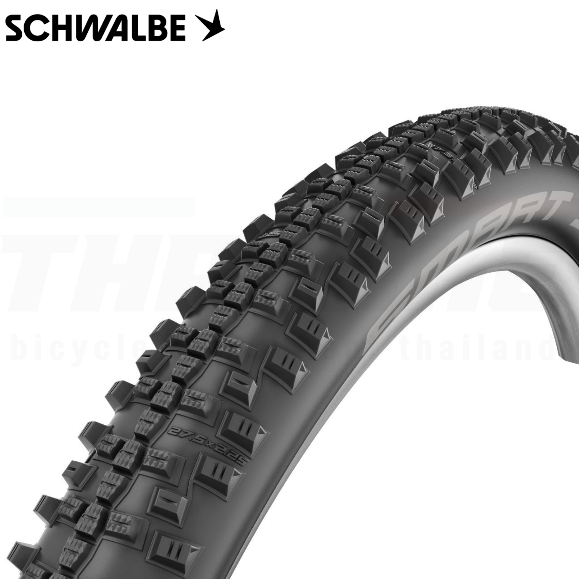 ยางนอกจักรยานเสือภูเขาขอบลวด Schwalbe Smart Sam 27.5x2.10 27.5x2.25 29x2.10 29X2.25