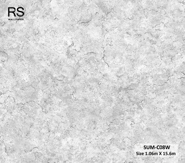 วอลเปเปอร์ลายหินอ่อน สีเทา SUM-C08W