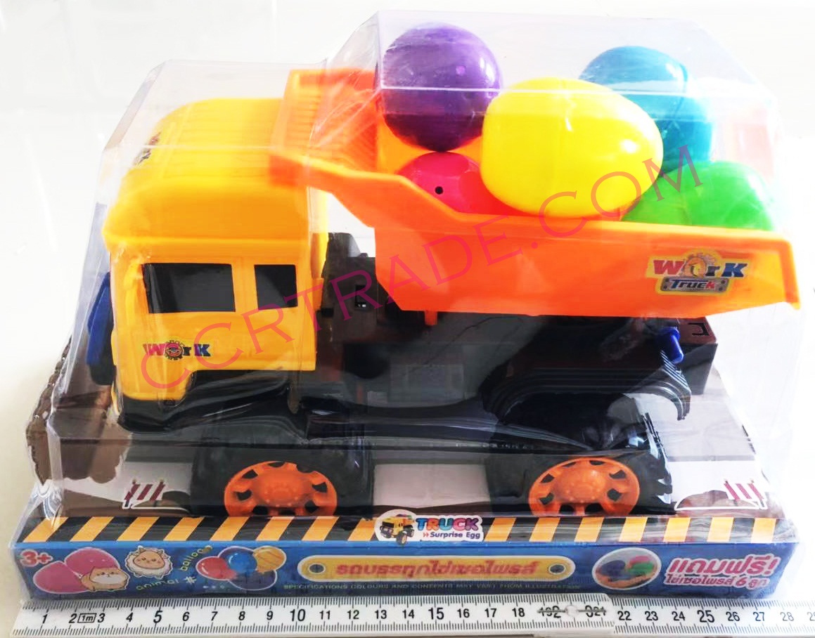 รถบรรทุกไข่เซอร์ไพร์ส 6 ฟองฝาครอบ 19x28.5 ซม.(1x3)
