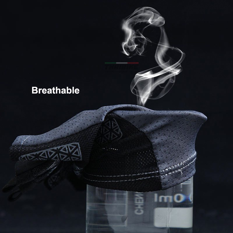 ถุงมือปั่นจักรยานแบบแอร์โร่ว์ ยี่ห้อ THAIBIKE มีเจลรองมือ ผ้ายืด