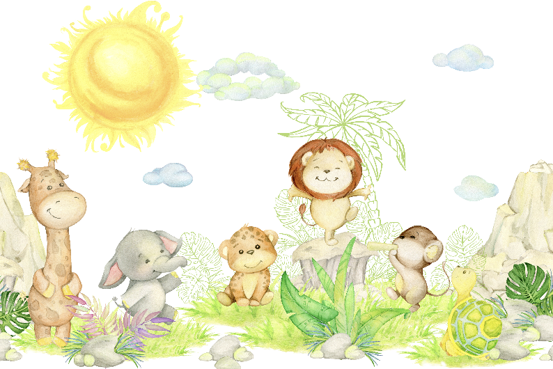 วอลเปเปอร์ห้องเด็ก ลายการ์ตูน (สั่งผลิต)