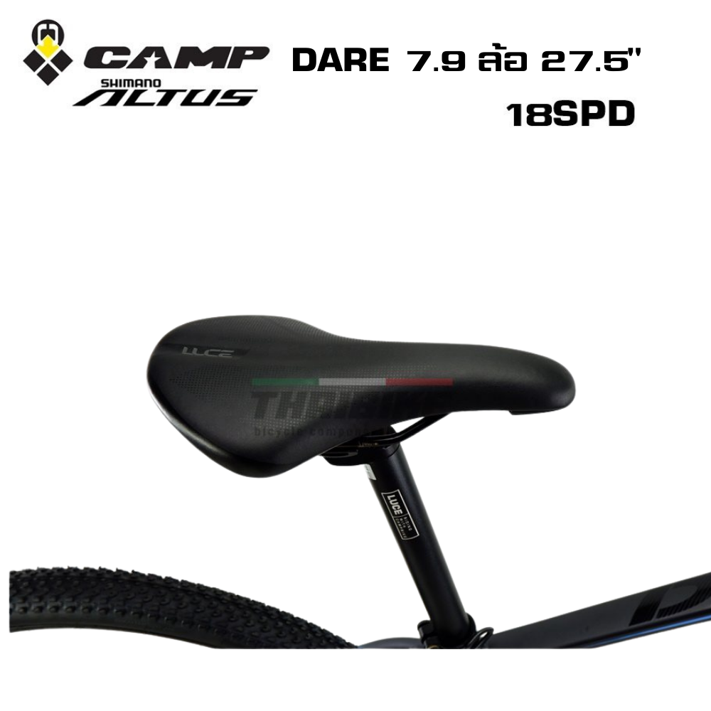 ล้อ 27.5 จักรยานเสือภูเขาเฟรม TOP อลูมิเนียมยี่ห้อ CAMP รุ่น DARE7.9 เกียร์ SHIMANO ALTUS