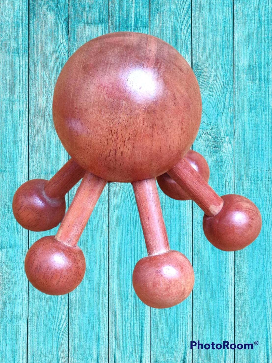 ไม้นวดแมงมุม 6 ขา (ไม้แดง)