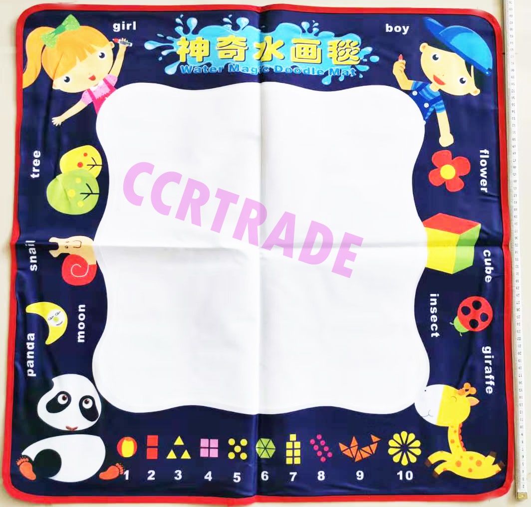 กระดานผ้าระบายสีน้ำจัมโบ้+ปากกา 70x70 ซม.(1x6)