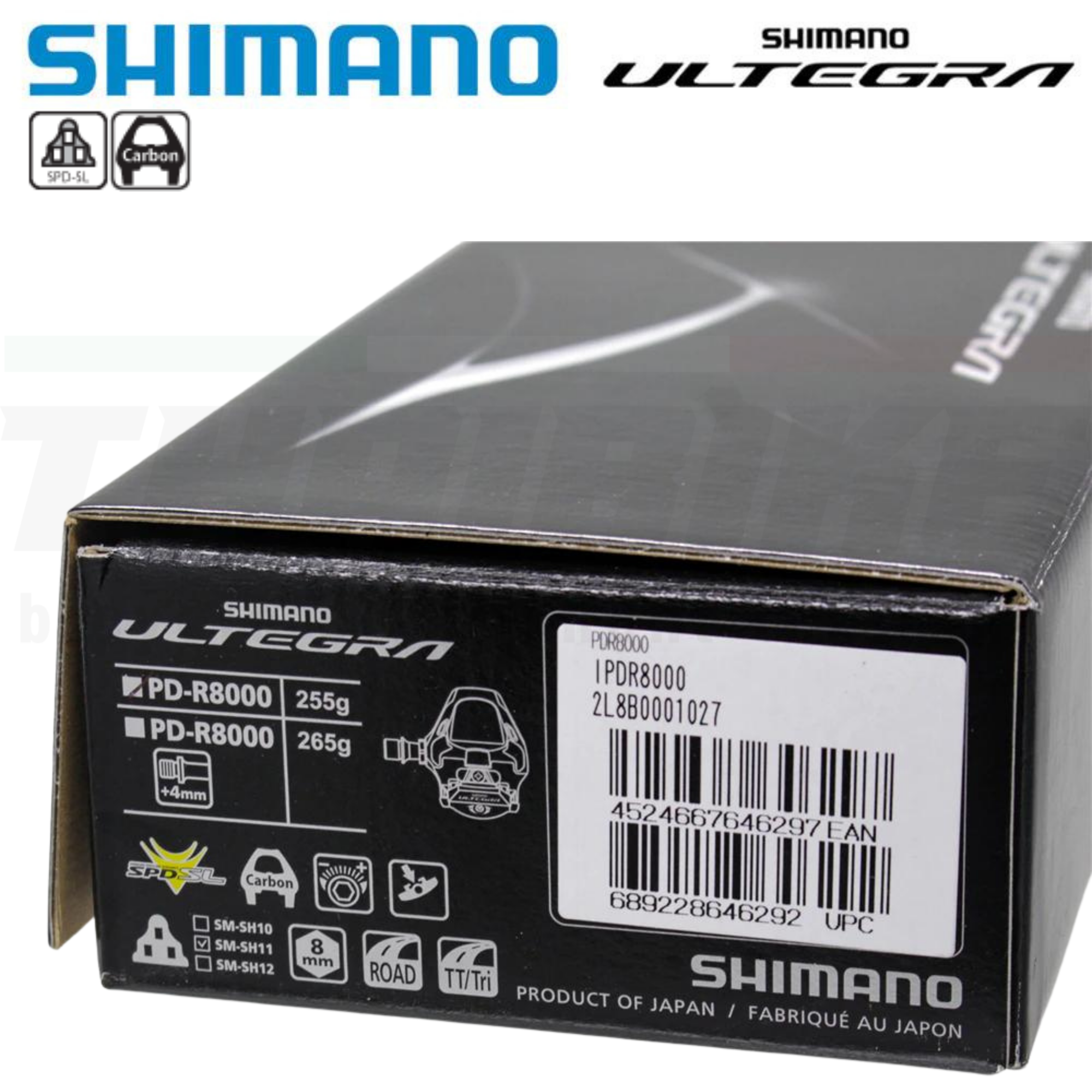 ศูนย์ไทย บันไดคลีตจักรยานเสือหมอบ SHIMANO ULTEGRA PD-R8000 มีกล่อง แถมฟรีคลีต