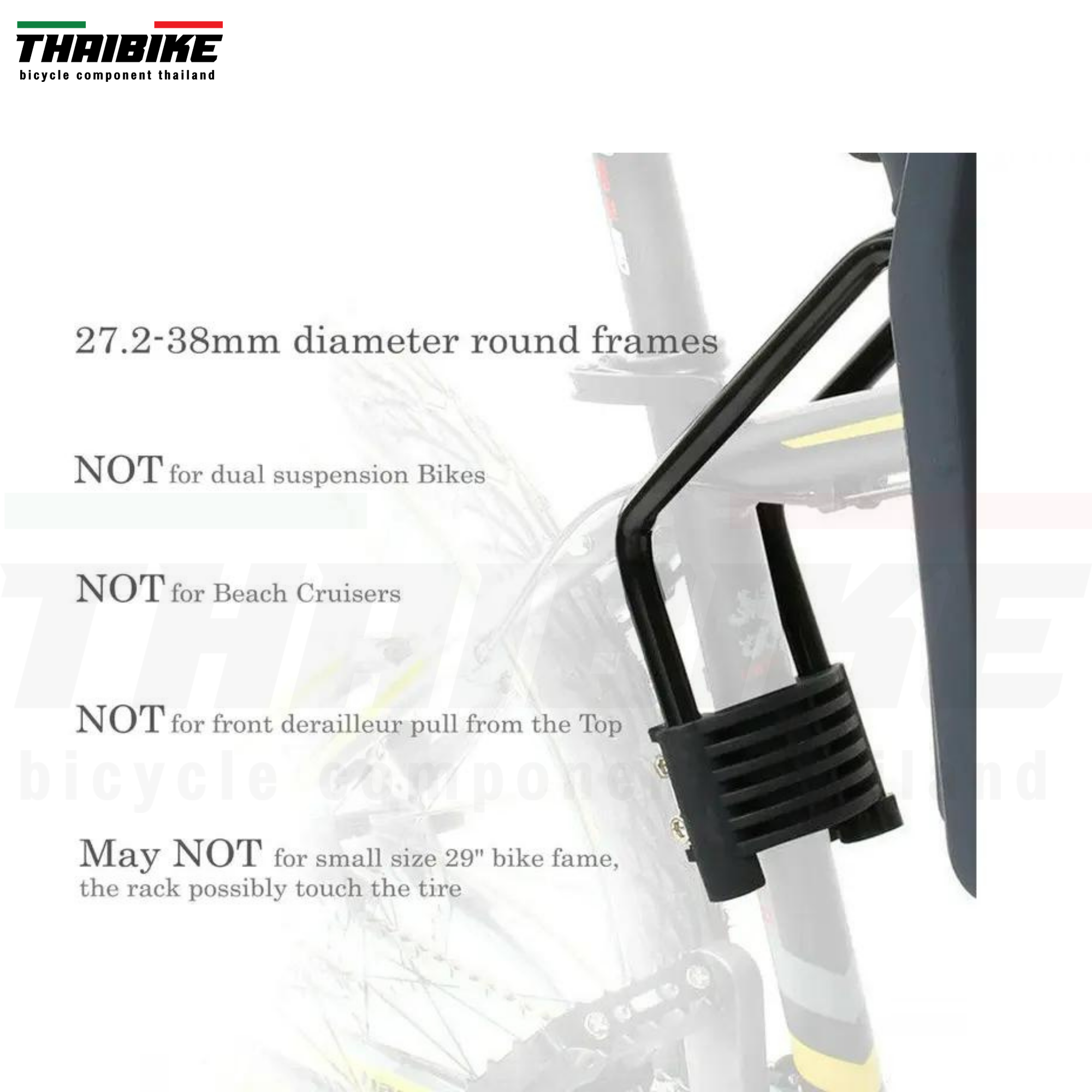 ที่นั่งเด็กติดจักรยาน ติดได้ทั้งหน้าและหลัง THAIBIKE BQ-10