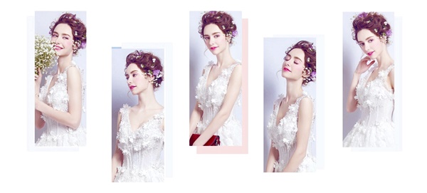 DL049 - **พรีออเดอร์** ชุดราตรี เดรสยาวออกงาน (Night party dresses) ชุดไปงานแต่งงานสวยๆ "ธีมสีขาว"