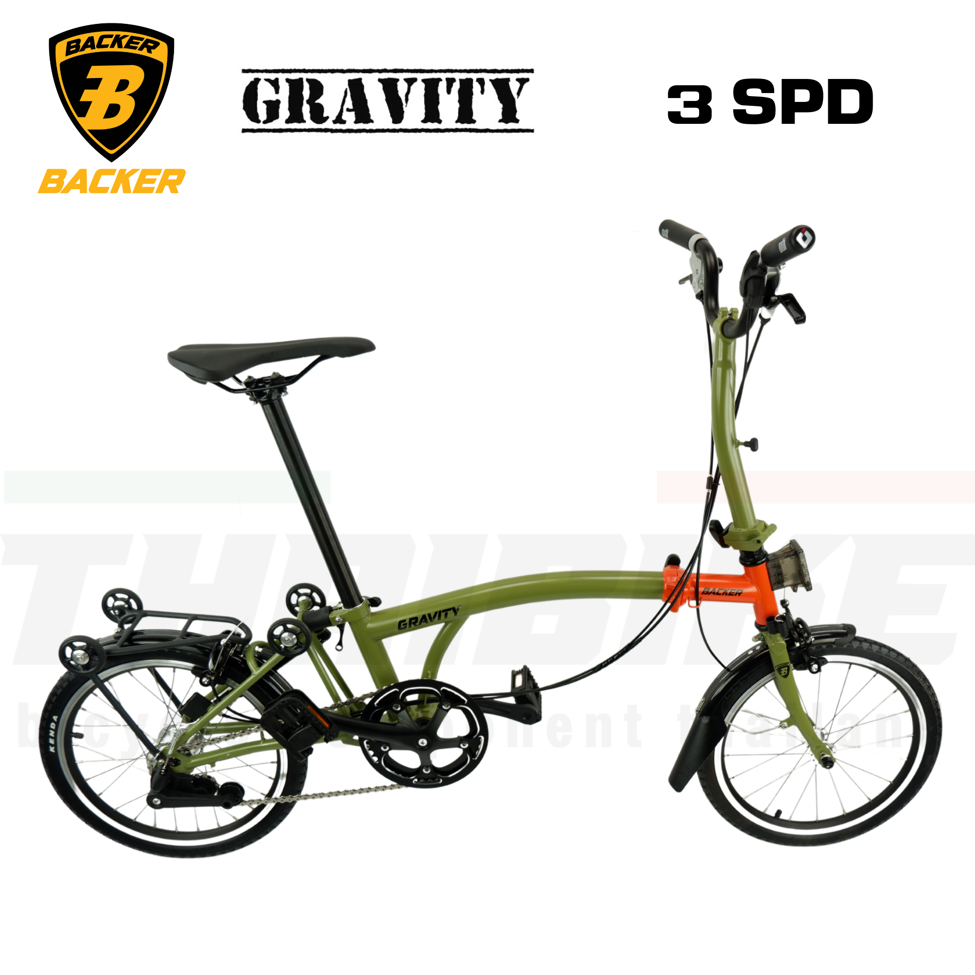 จักรยานพับ BACKER รุ่น Gravity 3 SPD