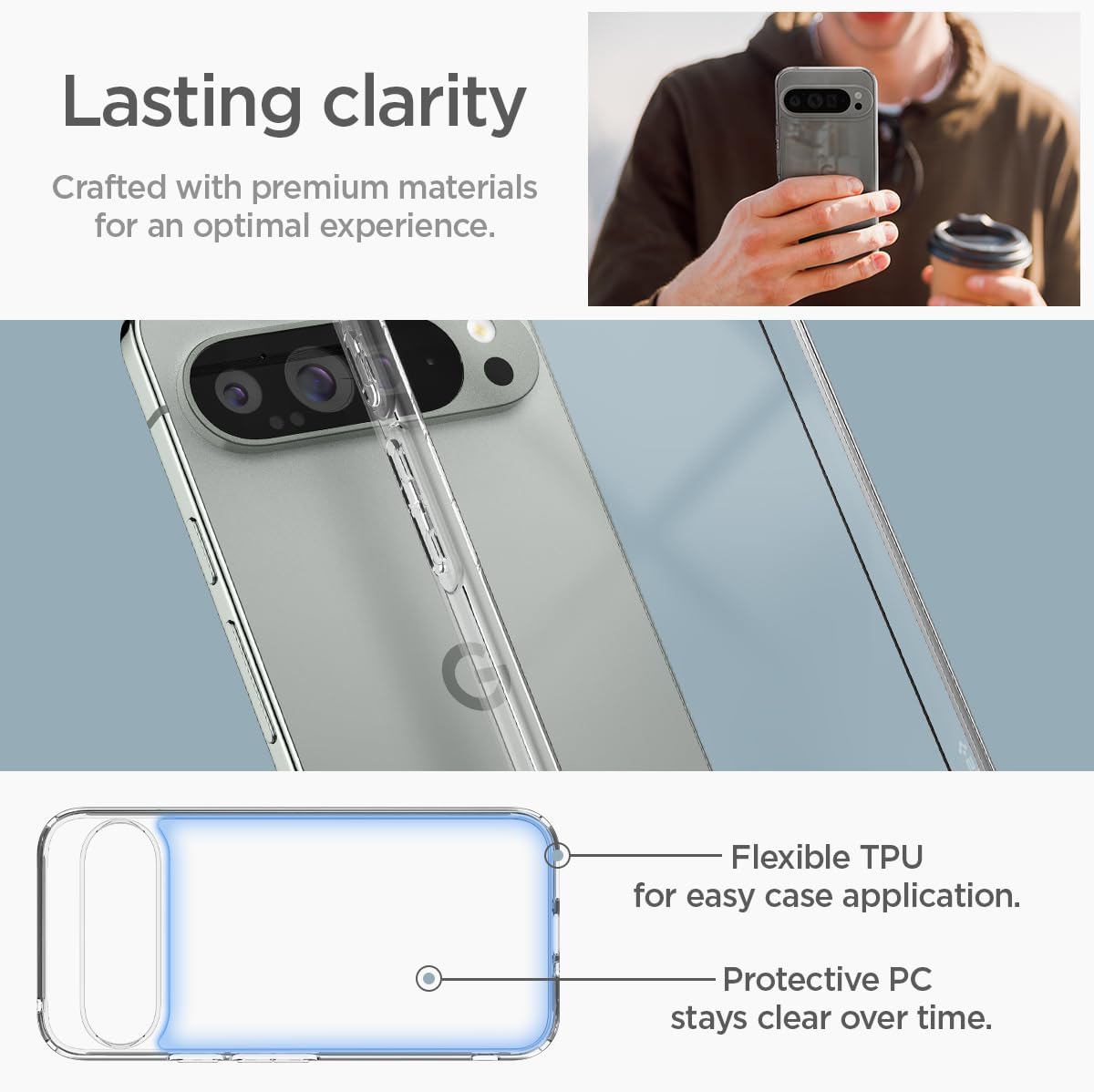 Spigen Ultra Hybrid Designed for Pixel 9 Pro XL Case