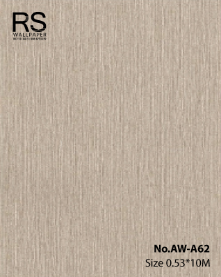 วอลเปเปอร์สีน้ำตาล มีลายในตัว No.AW-A62