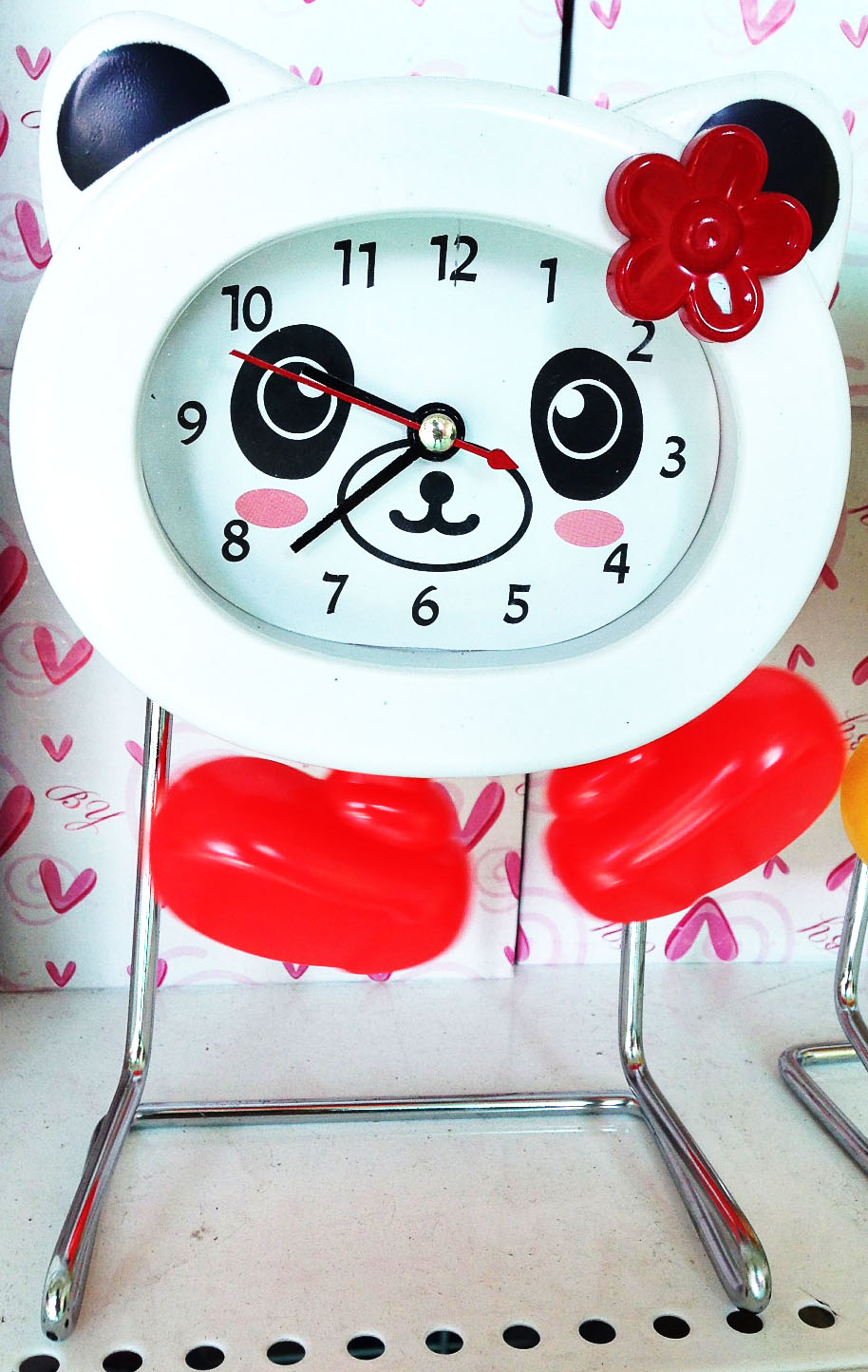 นาฬิกาตั้งโต๊ะ ลายการ์ตูนขาดุ๊กดิ๊ก (1x3)