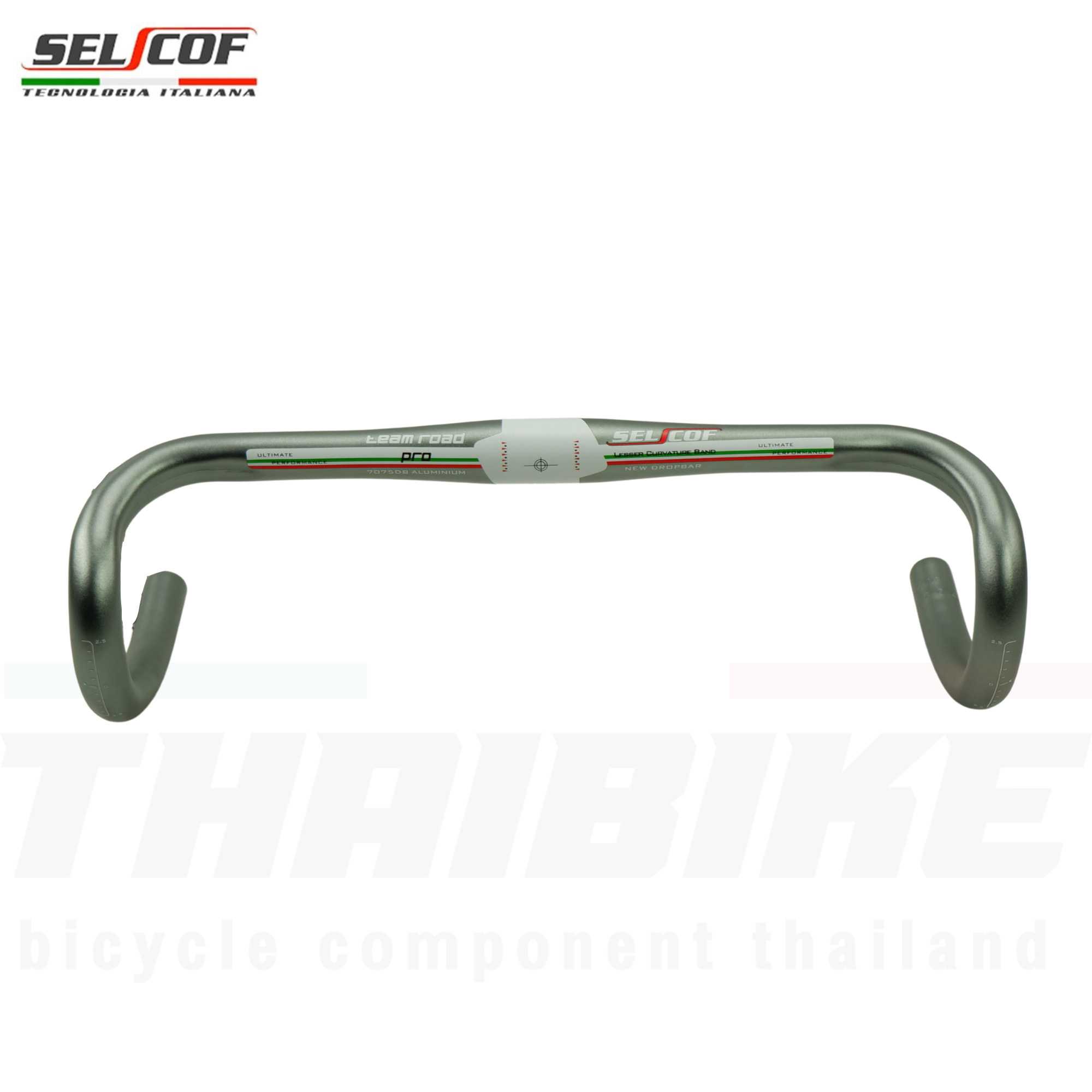 แฮนด์จักรยานเสือหมอบอลูมิเนียม 7075 SELCOF KP03 งานไต้หวัน