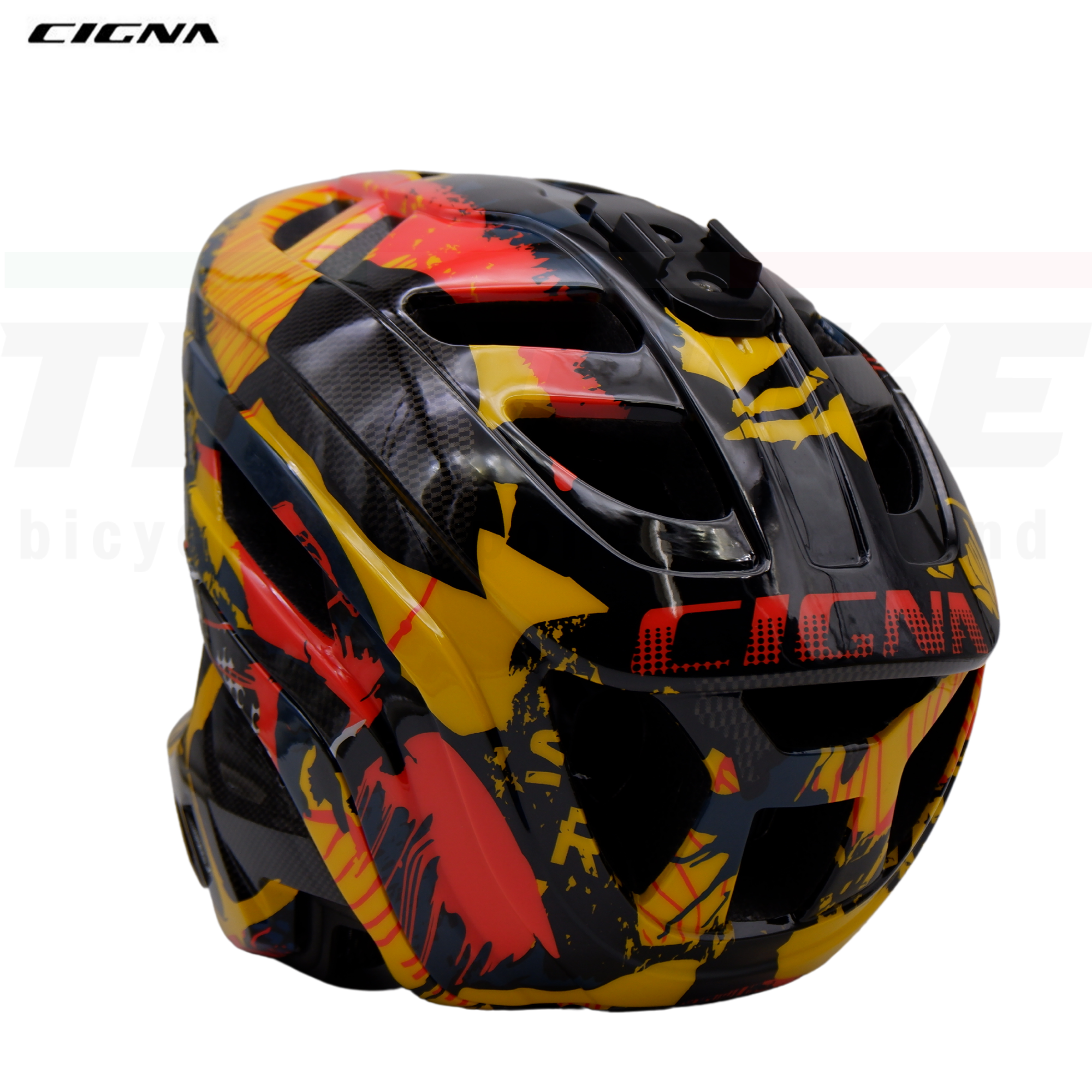 NEW MODEL หมวกเด็กแบบเต็มใบ CIGNA หมวกจักรยาน หมวกรถขาไถ หมวกเด็ก พร้อมขายึด GOPRO