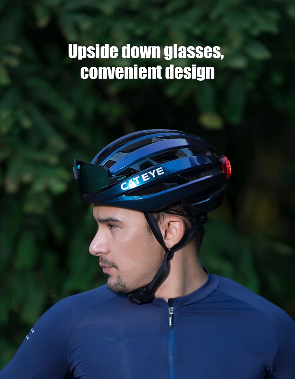 แท้ หมวกกันน็อคจักรยาน เสือหมอบ เสือภูเขา CATEYE Cycling Helmet Detachable Taillight Ultralight