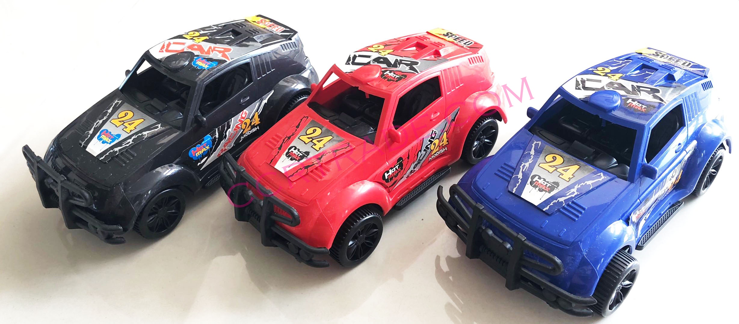 รถแข่งสีสดคันใหญ่ 18.5 ซม.