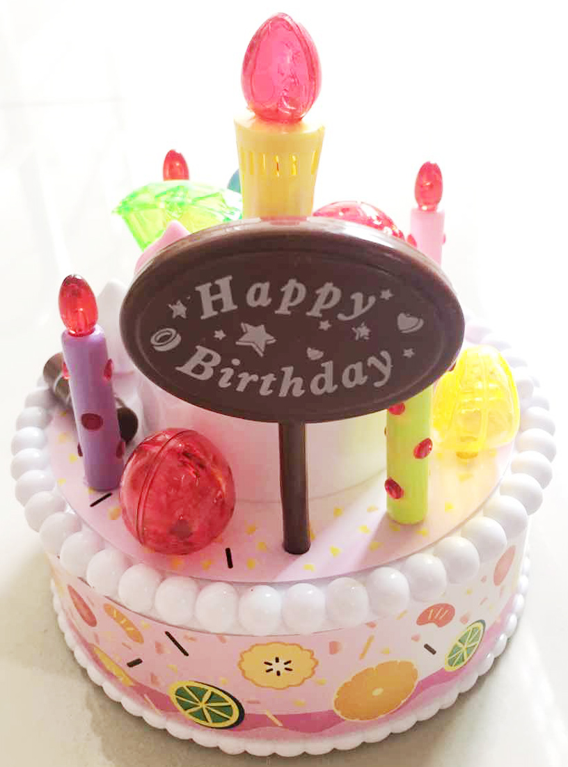 เค้กวันเกิด มีเพลง มีไฟกล่อง 19.5 ซม.(1x3)