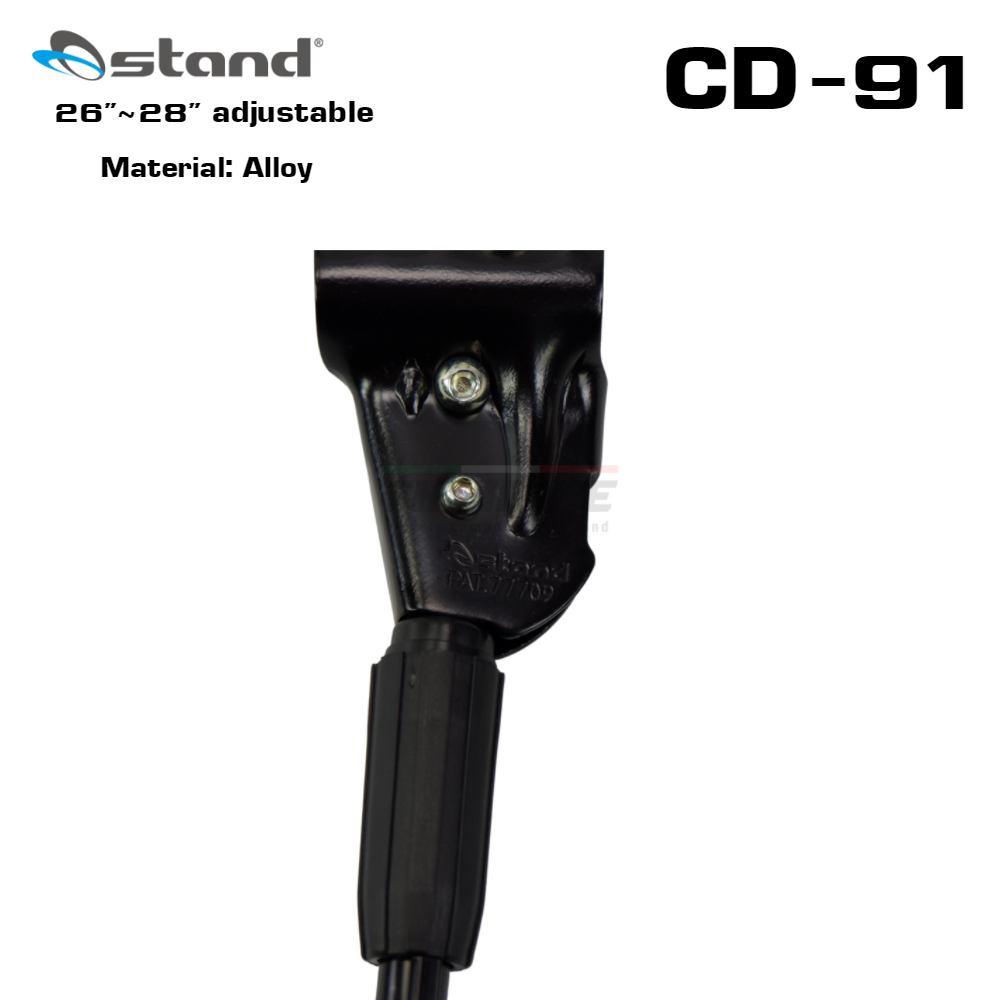ขาตั้งจักรยานอลูมิเนียมน้ำหนักเบา O-STAND ขาตั้งข้าง 26/27.5 รุ่นจับสองจุด, CD-91