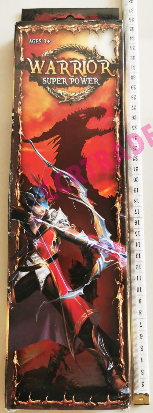 ชุดธนูลูกดอก+มีดคอมแบทกล่องจัมโบ้ 37 ซม.