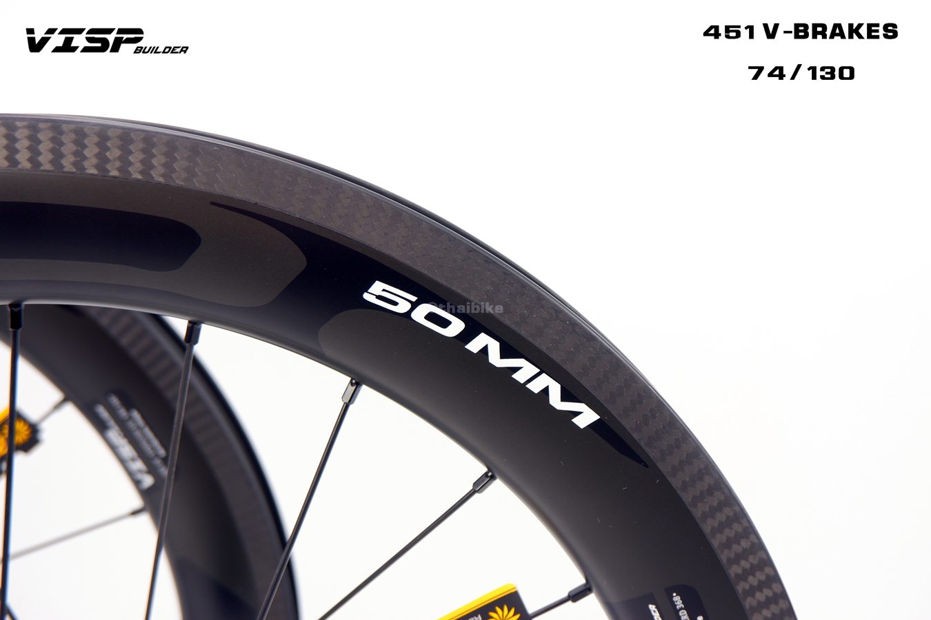 ล้อคาร์บอน VISP สำหรับจักรยานล้อ 20 นิ้ว 451