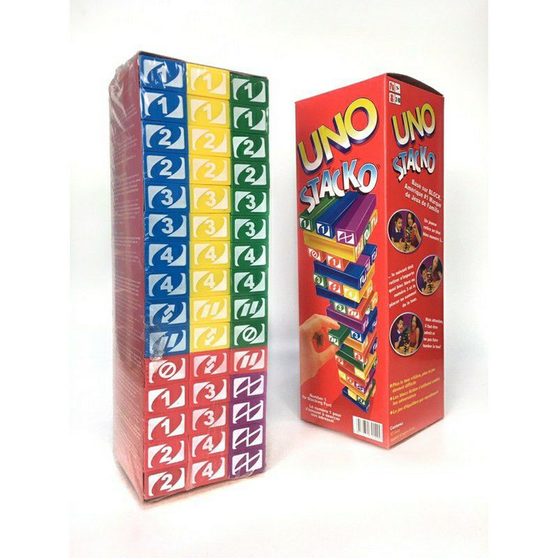เกมตึกถล่ม Uno Stacko อูโน่ สแต๊กโค่ เกมในตำนาน พร้อมส่งจากไทย