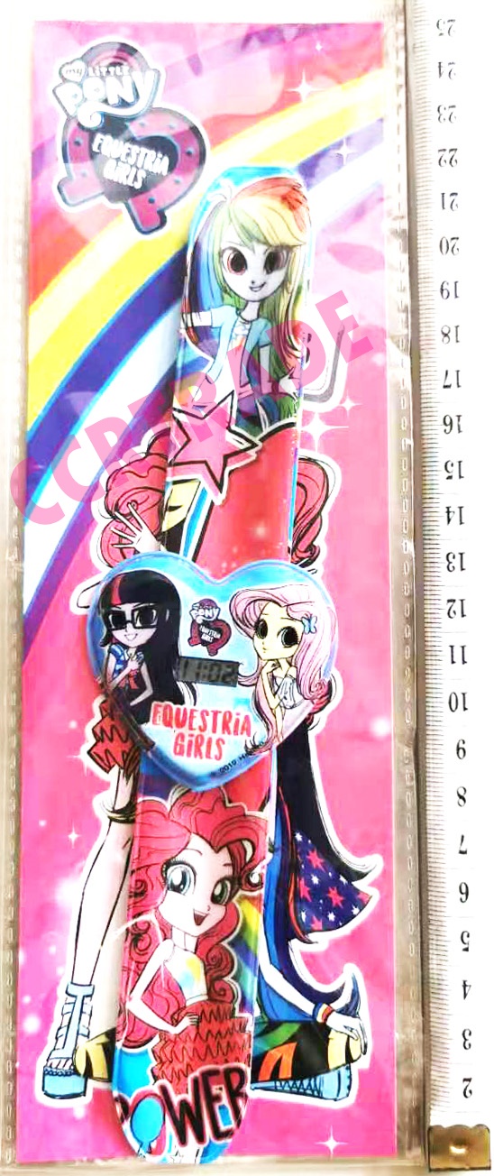 นาฬิกาสายรัดข้อมือโพนี่อีเควียสแผง 25 ซม.(ลิขสิทธิ์แท้)(1x6)