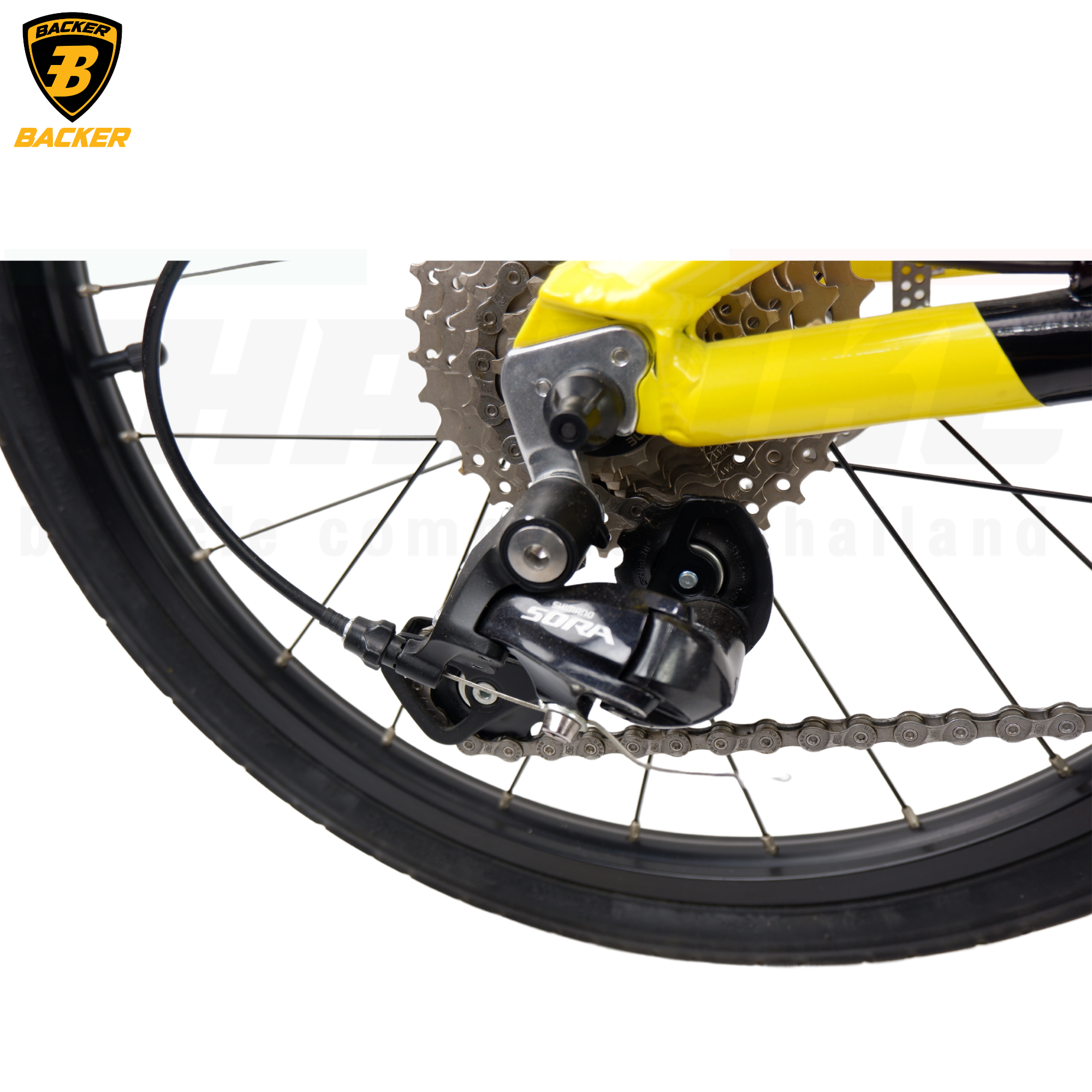 จักรยานพับอลูมิเนียม BACKER รุ่น K200 ขนาด 20 นิ้ว