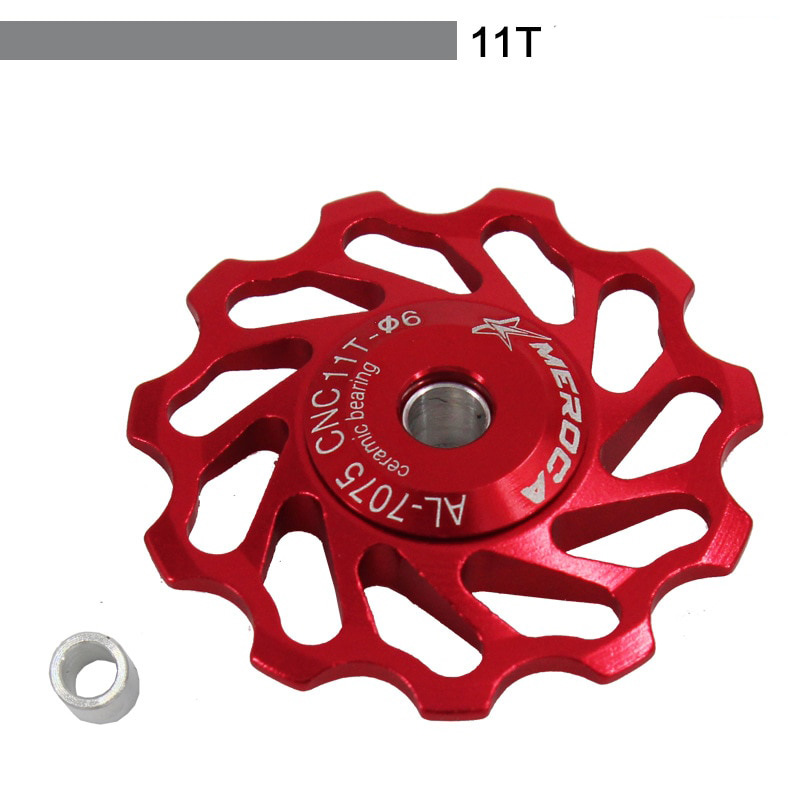 ลูกกลิ้ง ลูกรอกตีนผีหลังจักรยานแบบเซรามิค ยี่ห้อ MEROCA 11 13 ฟัน