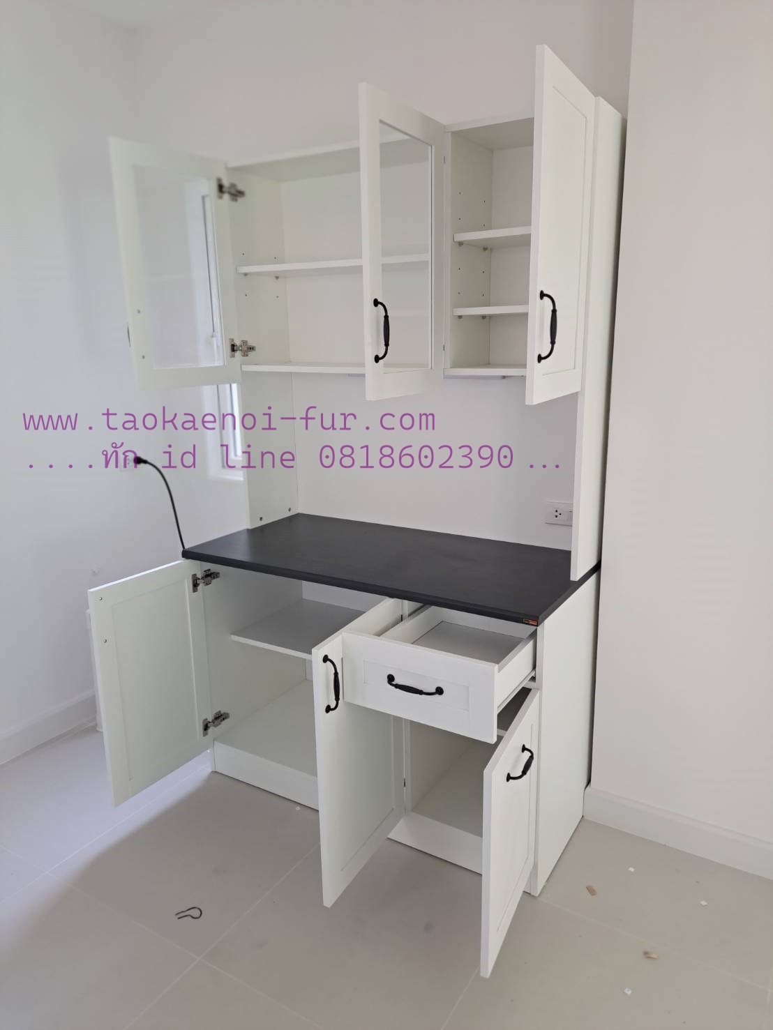 KT-121B ตู้ครัวไม้ 120 ซม.