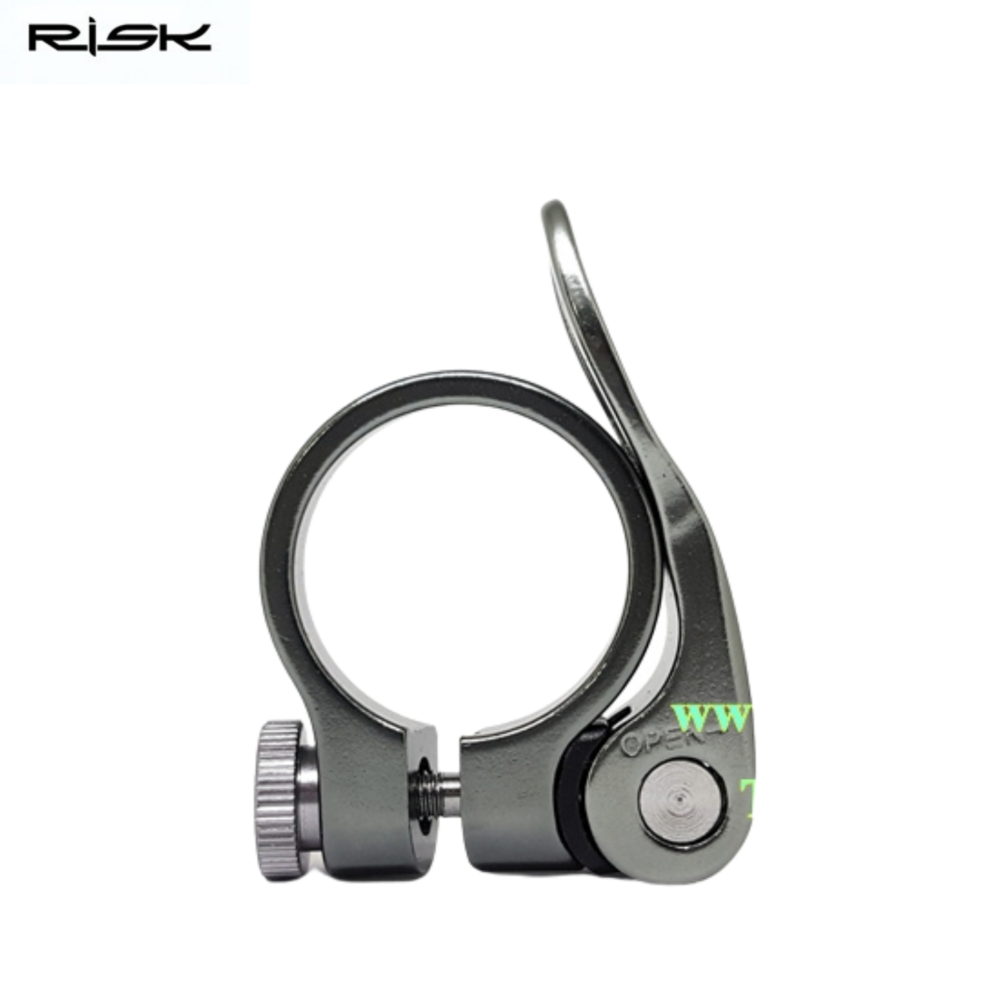 รัดหลักอานจักรยานแบบปลดเร็ว RISK ขนาด 31.8 สำหรับหลักอาน 27.2