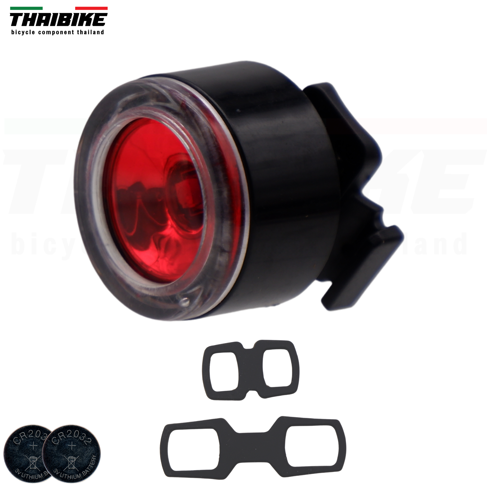ไฟท้ายจักรยานใช้ถ่าน ไฟติดหมวก FY-305