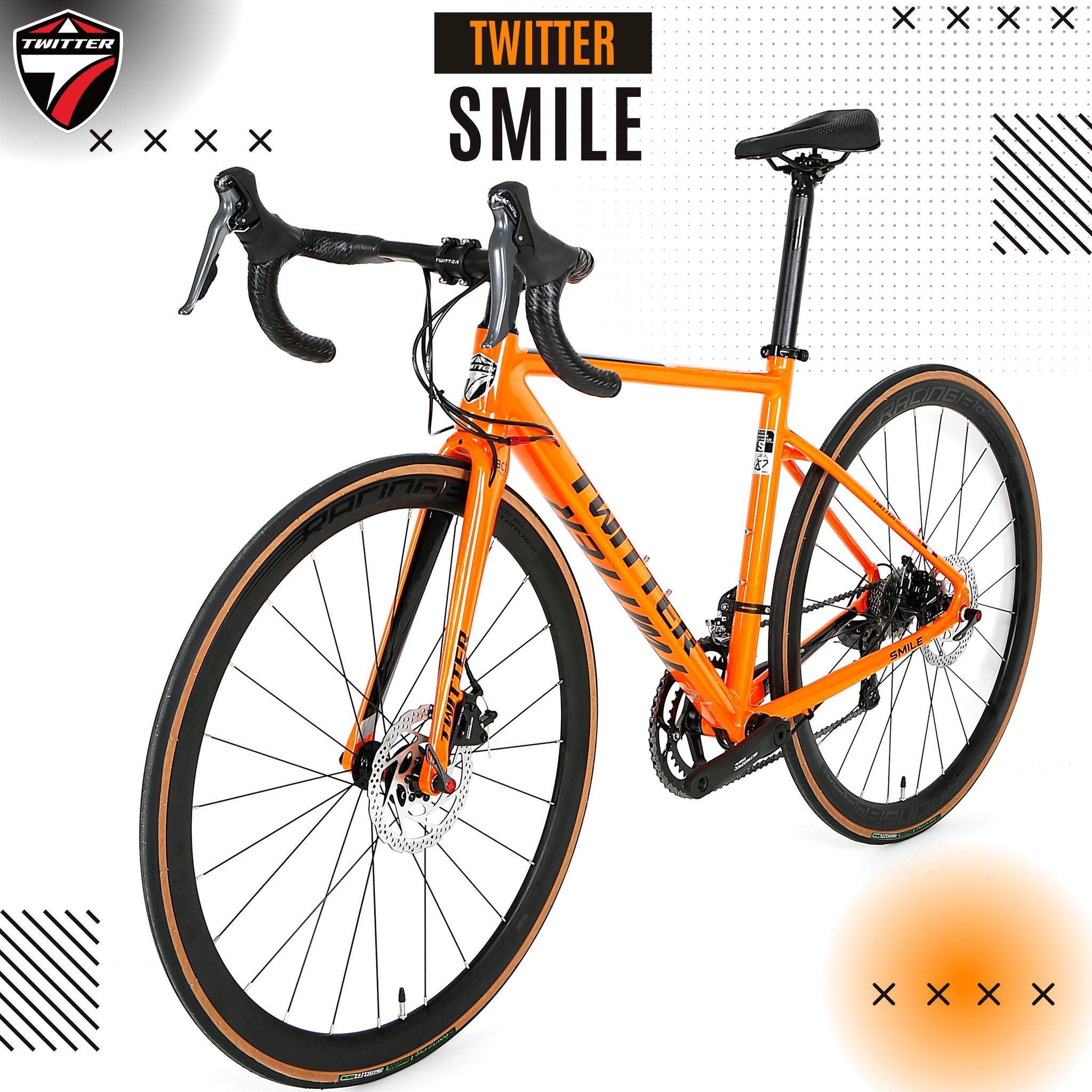 จักรยานเสือหมอบ อลูเบา TWITER รุ่น SMILE SHIMANO CLARIS(2023)/RS24SPD
