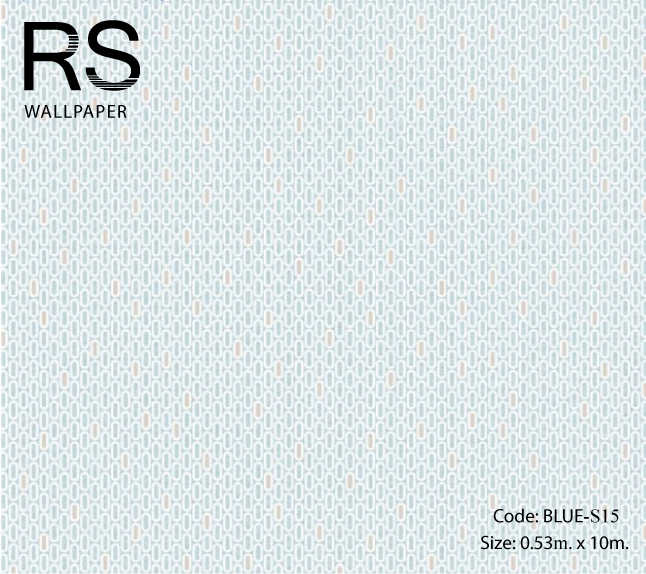 วอลเปเปอร์ลายโมเดิร์น BLUE-S15